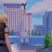 Майдан Незалежності, відтворений у грі Fortnite