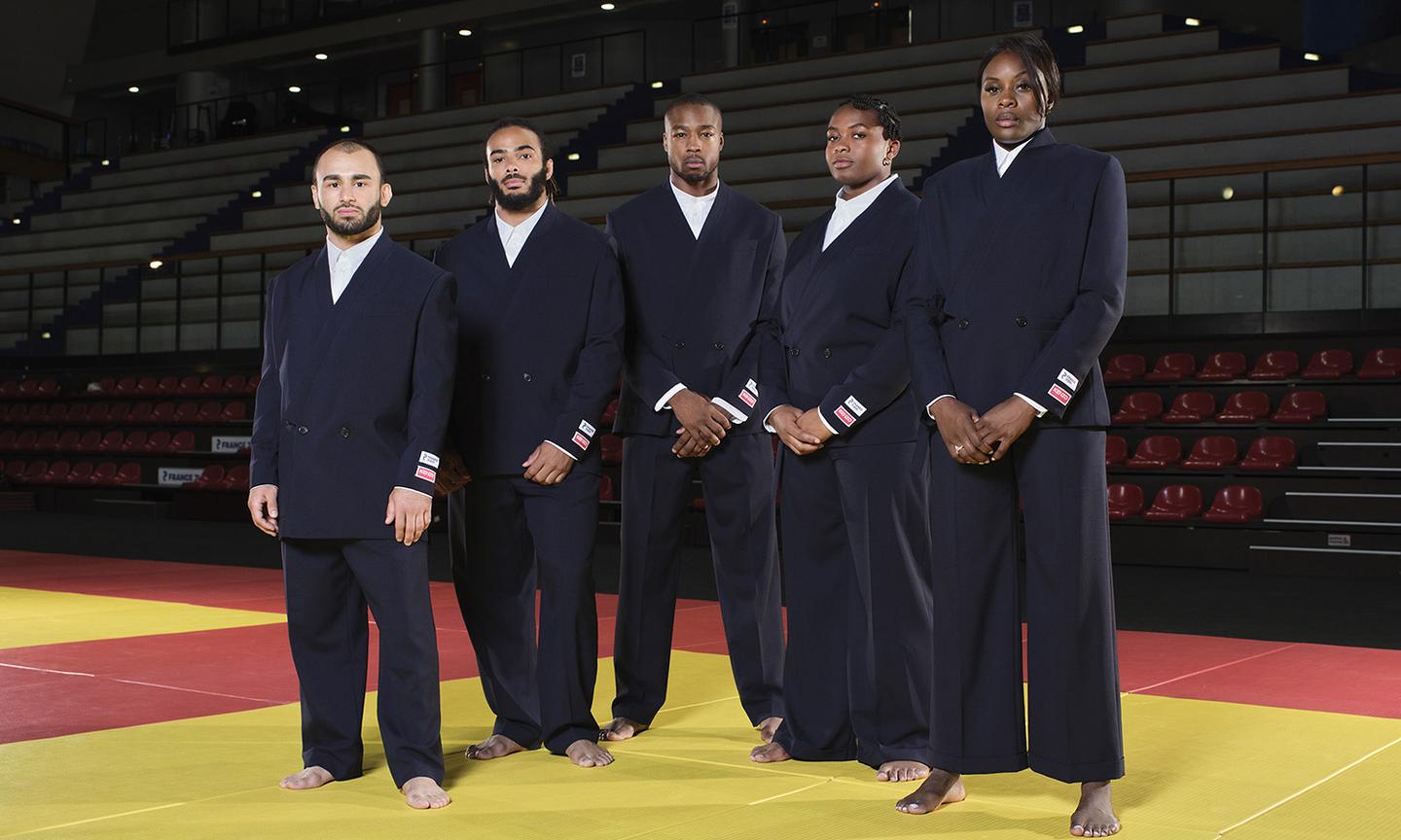 french-judo-dtf-magazine Французька збірна з дзюдо у формі KENZO