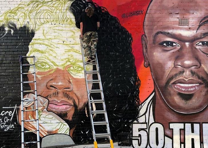 50-cent-dtf-magazine Уличного художника избили из-за постов 50 Cent. Рэпер говорит, что он ни при чем