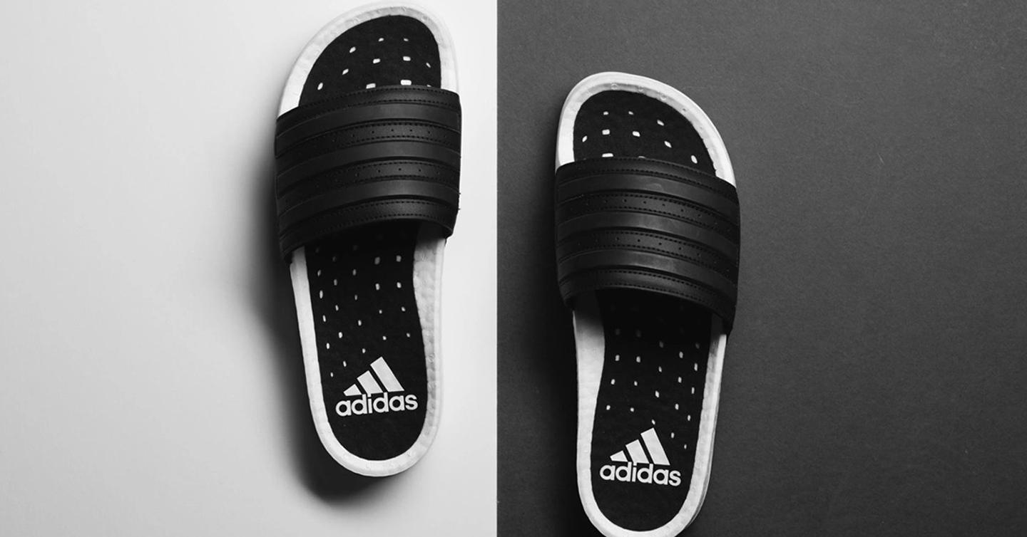 adidas выпустил пляжные тапки с подошвой BOOST