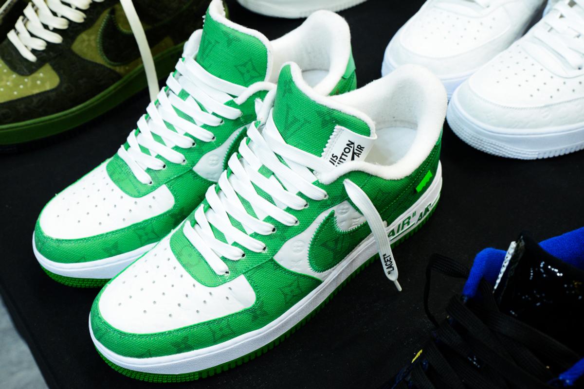 First Look at the Nike x Louis Vuitton Air Force 1 Sneakers