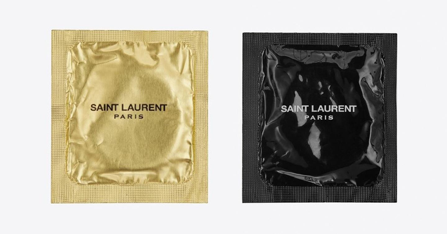 Saint Laurent выпустил линию презервативов. Посмотрите ее кампейн