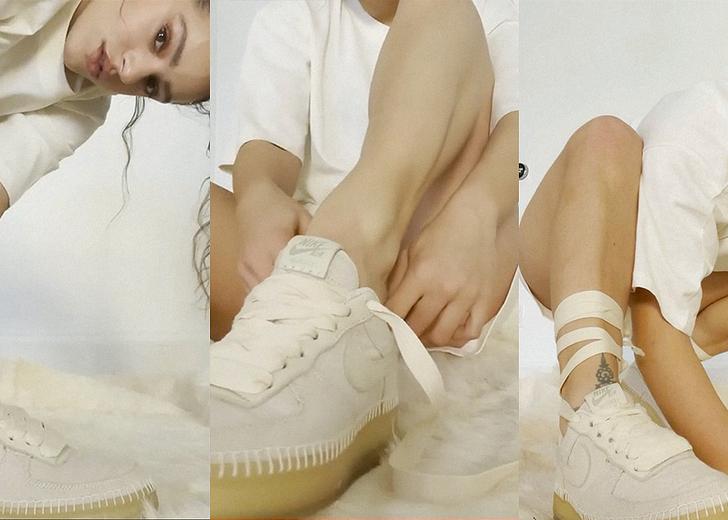 Espadrille-nike-air-force-dtf-magazine Rosalía тизерит коллаборацию с Nike. Это кроссовки-эспадрильи