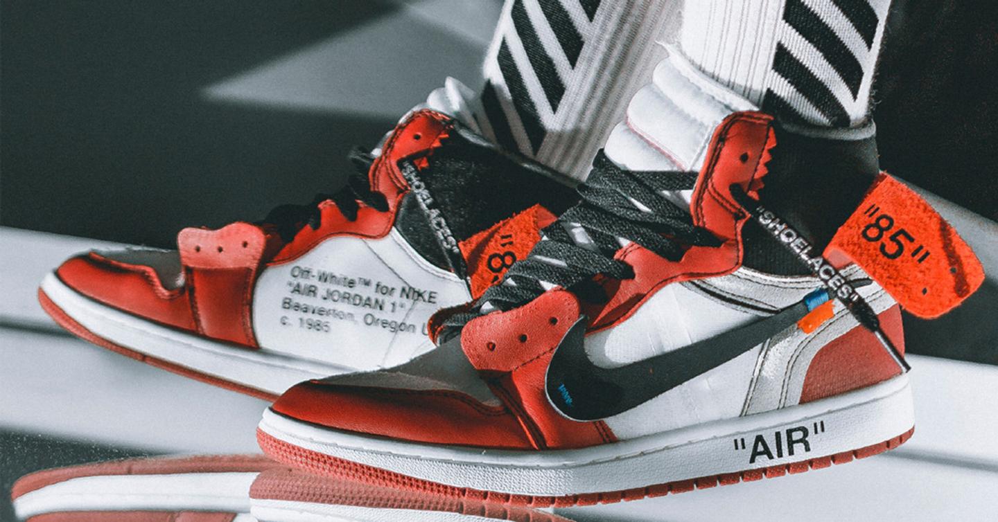 Цены на кроссовки из коллаборации Off-White и Air Jordan выросли в десятки раз