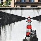 Новий стріт-арт: Sasha Pes створив у Львові 20-метрове «Львівське море»