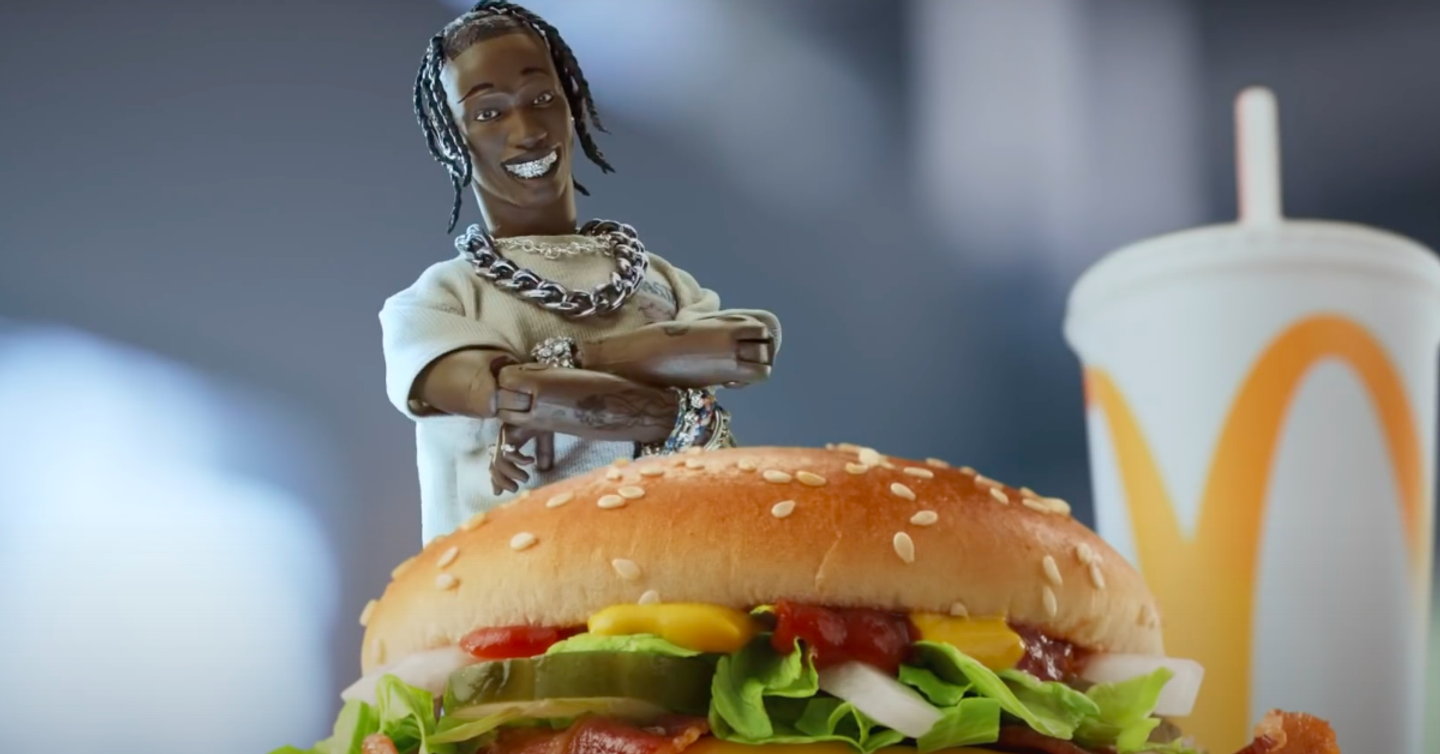 Смотрите рекламу коллаборации Трэвиса Скотта и McDonald's
