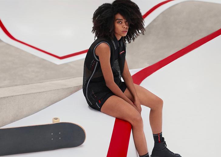 Prada Linea Rossa представил коллекцию, вдохновленную скейт-парками