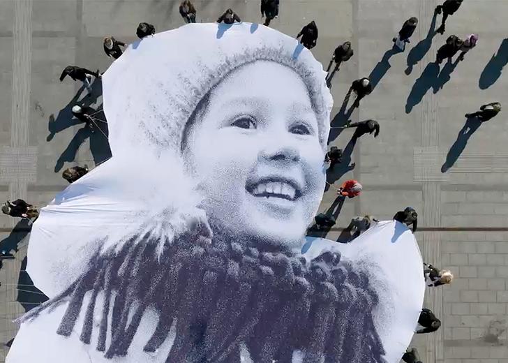 Artist JR created a project in Lviv in support of Ukraine