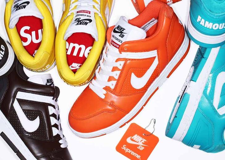 Supreme и Nike выпустят совместную модель кроссовок Nike SB Air Force 2