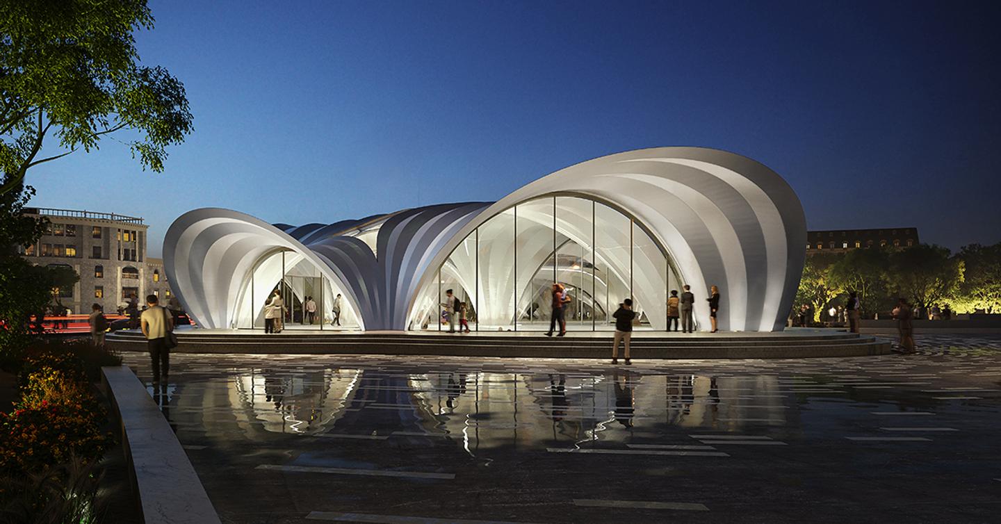 zahahadid-dnipro-metro-dtf-magazine Архитектурное бюро Захи Хадид показало проект новых станций метро в Днепре