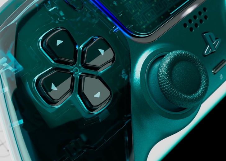 Напівпрозорий геймпад PlayStation з нової колекції