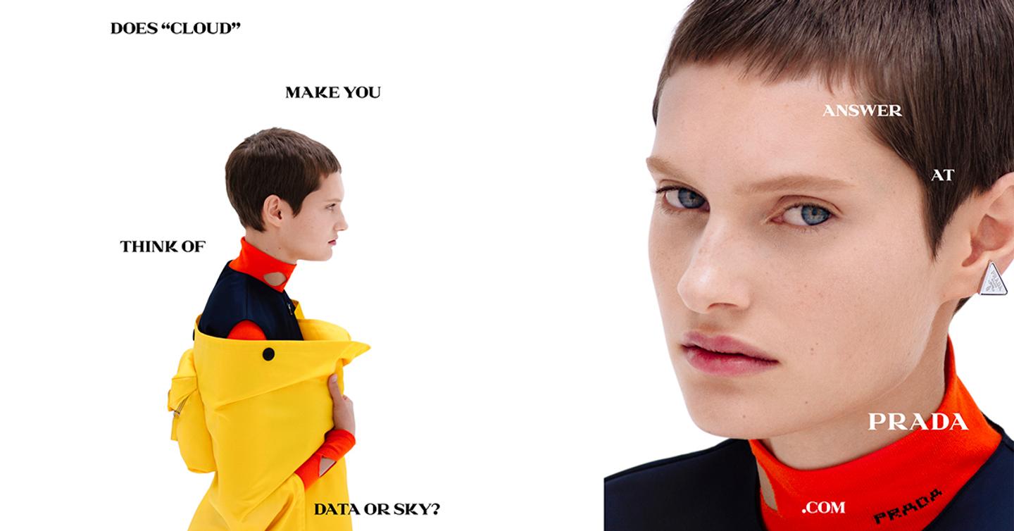 Prada показал кампейн дебютной коллекции Рафа Симонса. Он стал мемом