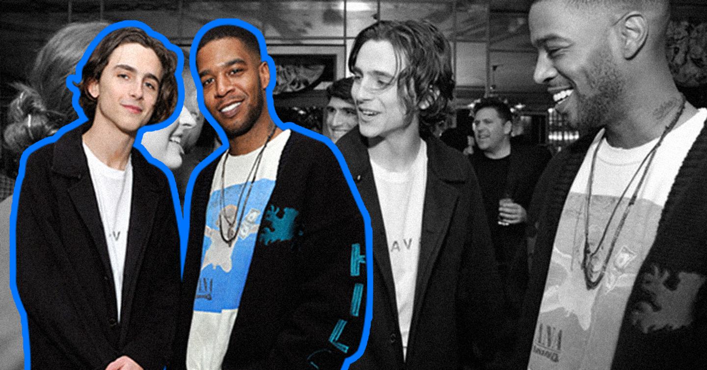 Тимоти Шаламе открыл выступление Kid Cudi и исполнил часть его трека