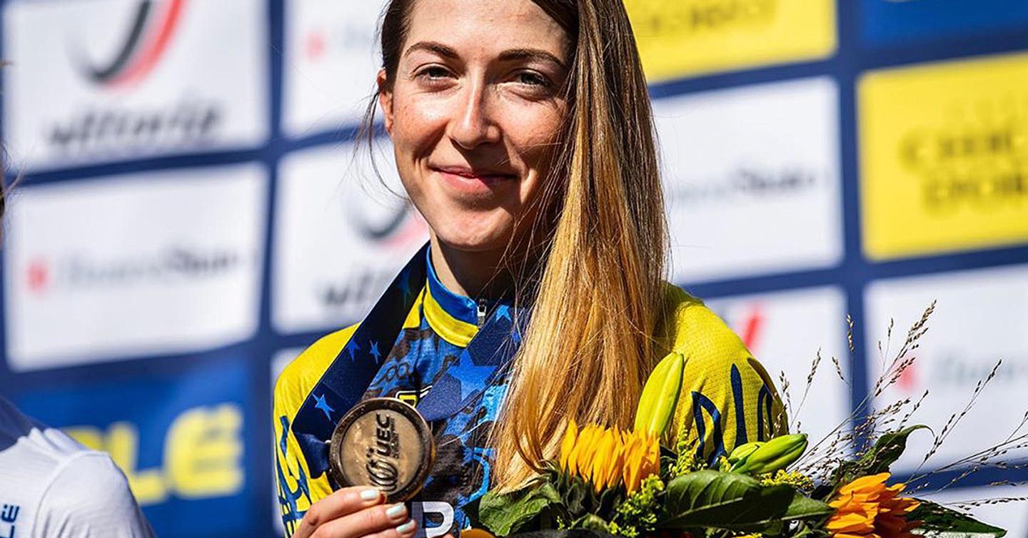 Украинка выиграла бронзовую медаль чемпионата Европы по маунтинбайку