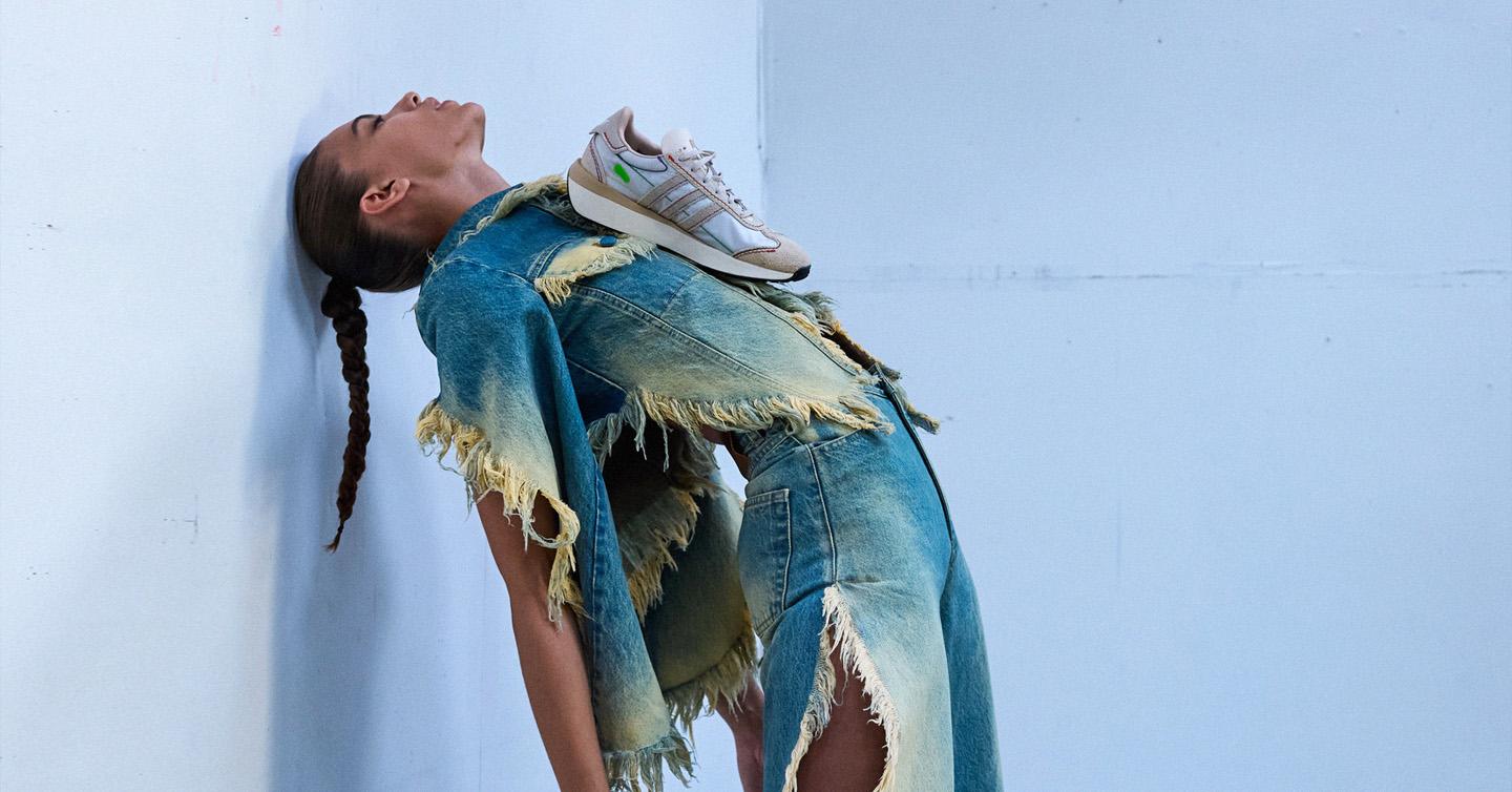 KSENIASCHNAIDER presented a new collection in London. And the second drop with adidas Originals