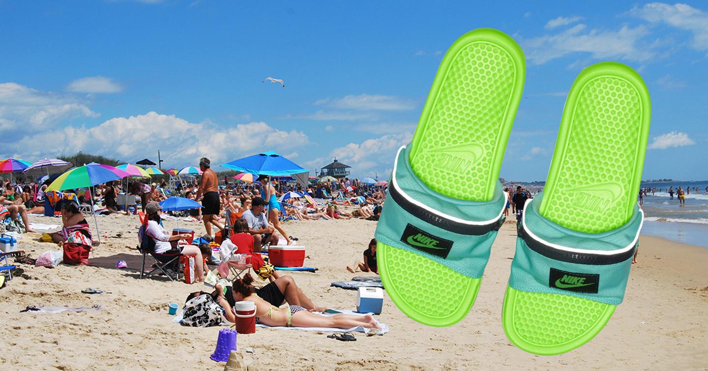 Первый взгляд: шлепанцы Nike Benassi JDI Slide Gear
