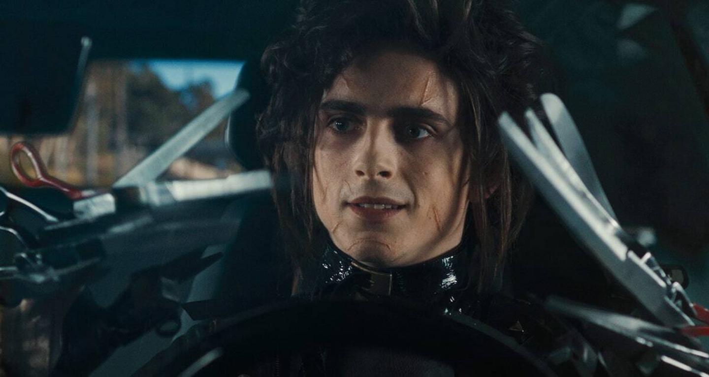 edgar scissorhands dtf magazine Тимоти Шаламе сыграл сына Эдварда Руки-ножницы в рекламе Cadillac