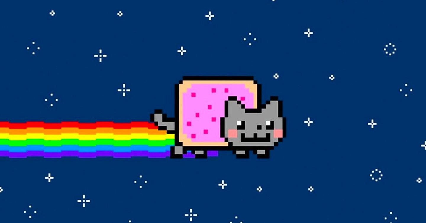 Nyan-Cat-dtf-magazine Гифку кота из игры Nyan Cat продали на аукционе за $573,3 тысяч