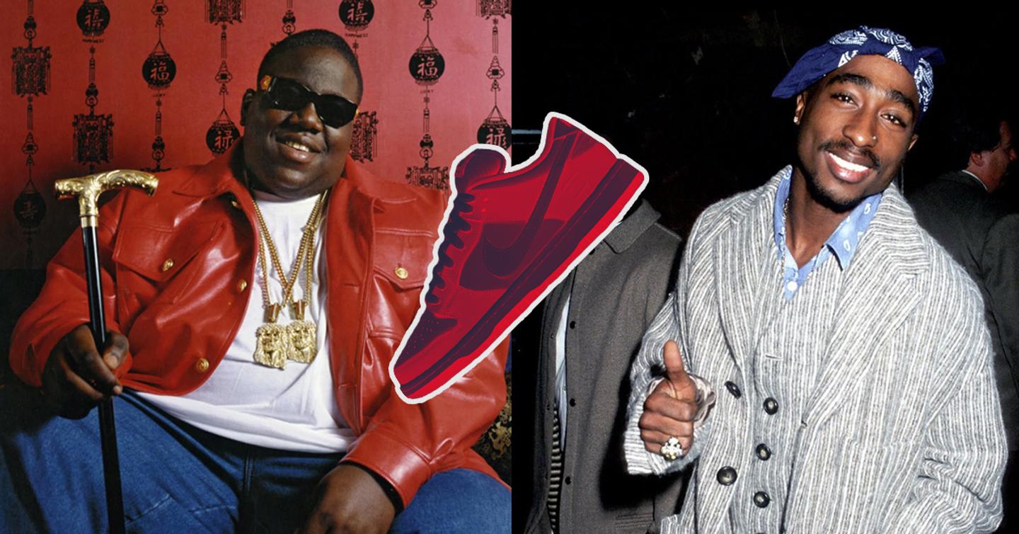 Nike SB работают над кроссовками «Biggie vs. Tupac»