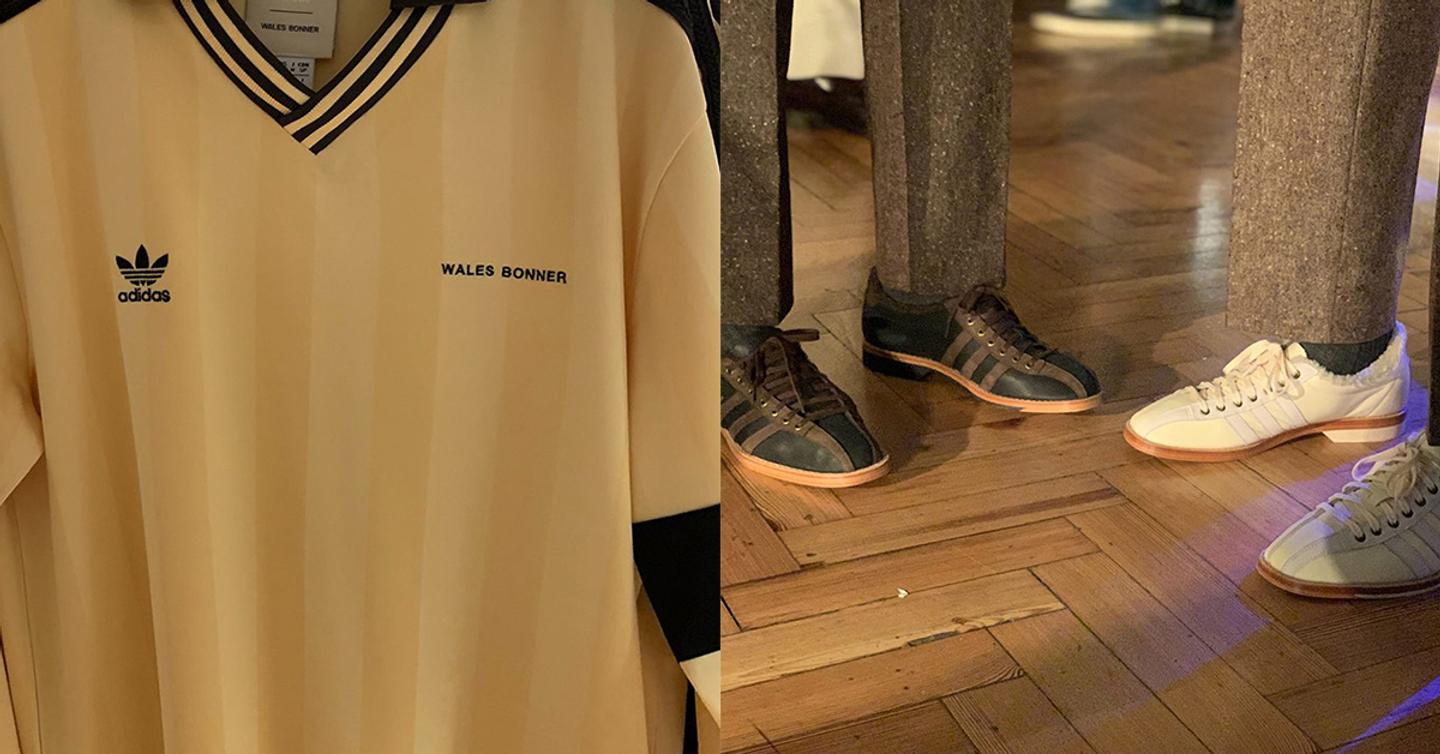 Туфли-кроссовки в коллаборации adidas и британского бренда Wales Bonner