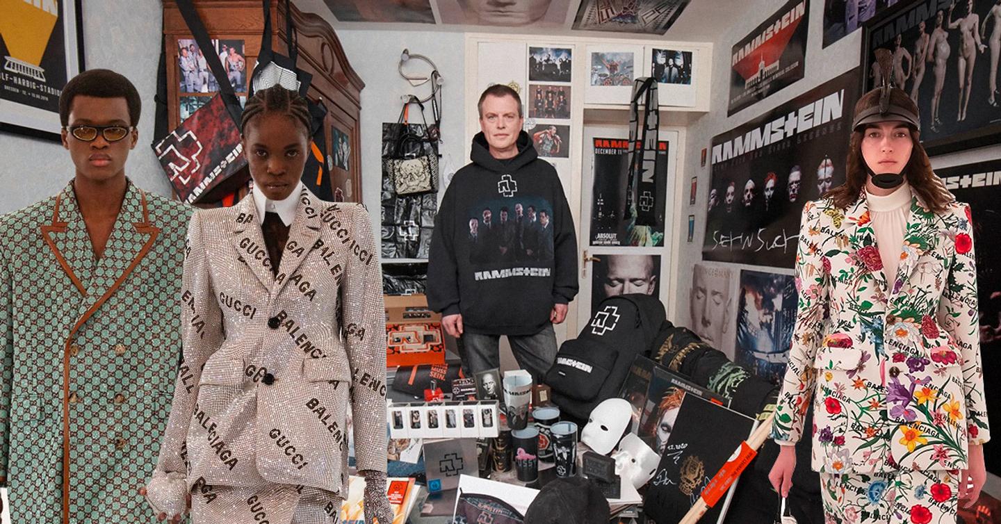 Balenciaga выпустил коллаборации с Gucci и группой Rammstein