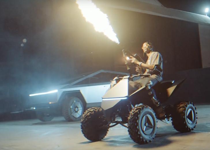 gang-gang-dtf-magazine Трэвис Скотт выпустил новый клип. В нем есть Tesla Cybertruck и Cyberquad