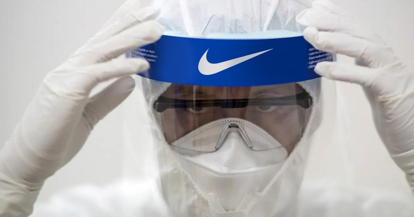Nike запустил производство защитных масок для медиков