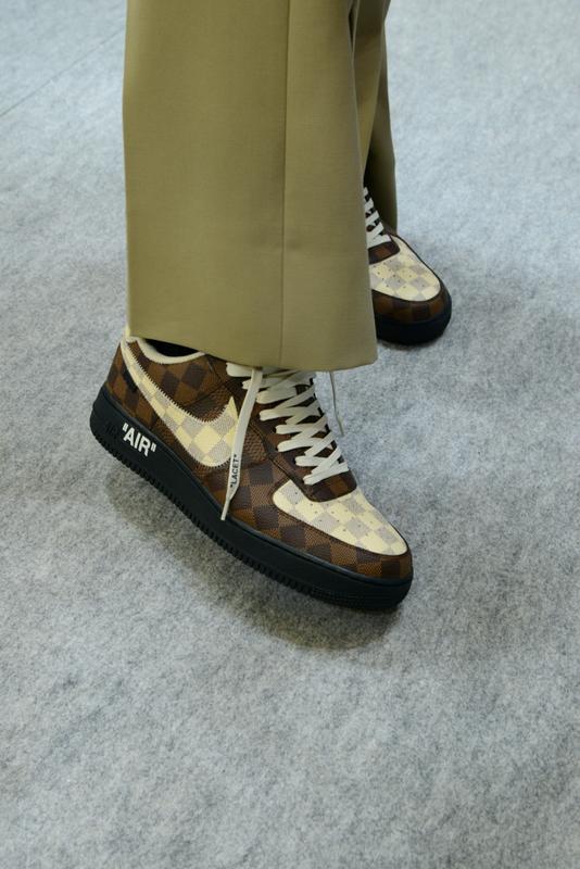 First Look at the Nike x Louis Vuitton Air Force 1 Sneakers