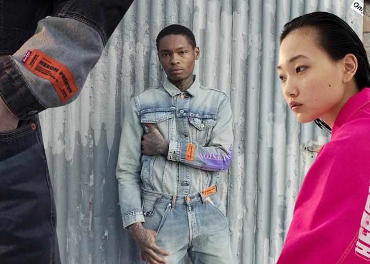 Heron Preston и Levi's выпустили коллекцию, вдохновленную ошибками