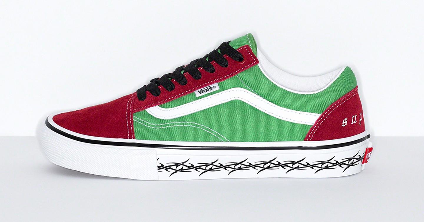 Первый взгляд: Кеды из коллаборации Supreme x Vans