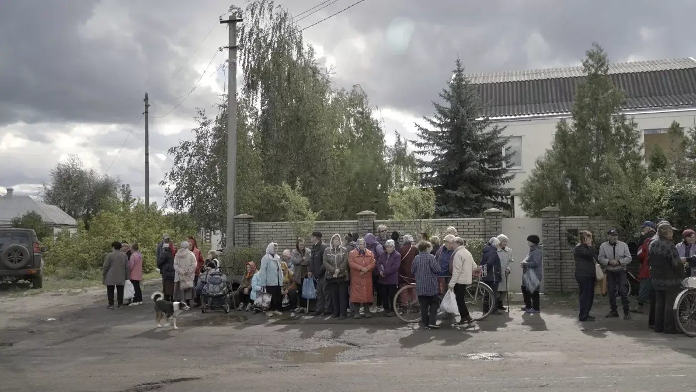Кадр з фільму «Мирні люди» Оксани Карпович