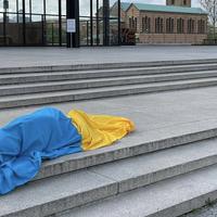 Maria Kulikovska relaunched her performance «254» in Berlin in support of Ukraine