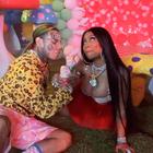 Ники Минаж и 6ix9ine едят мороженое в клипе на «FEFE»