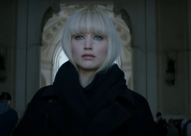 Дженнифер Лоуренс в первом трейлере фильма «Красный воробей»