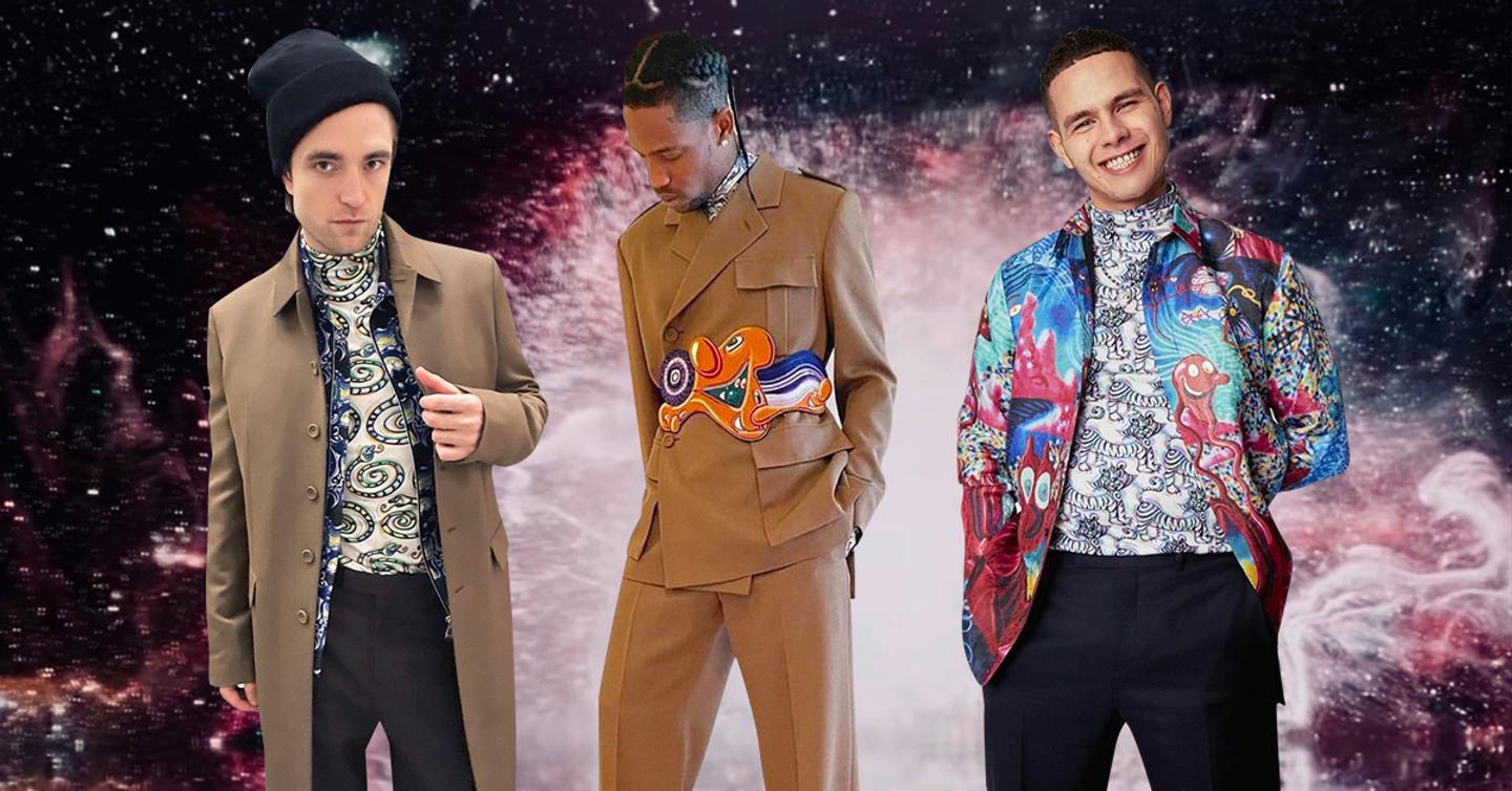 Посмотрите на Трэвиса Скотта,  slowthai и Роберта Паттинсона в новой коллекции Dior Homme