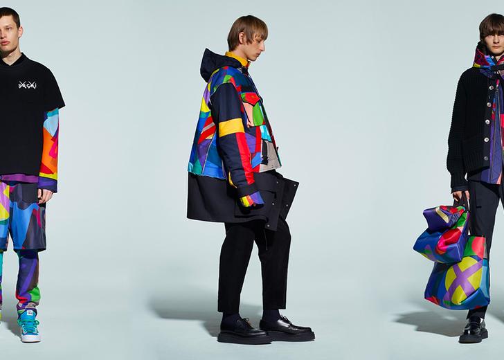 sacai показал совместную коллекцию с художником KAWS