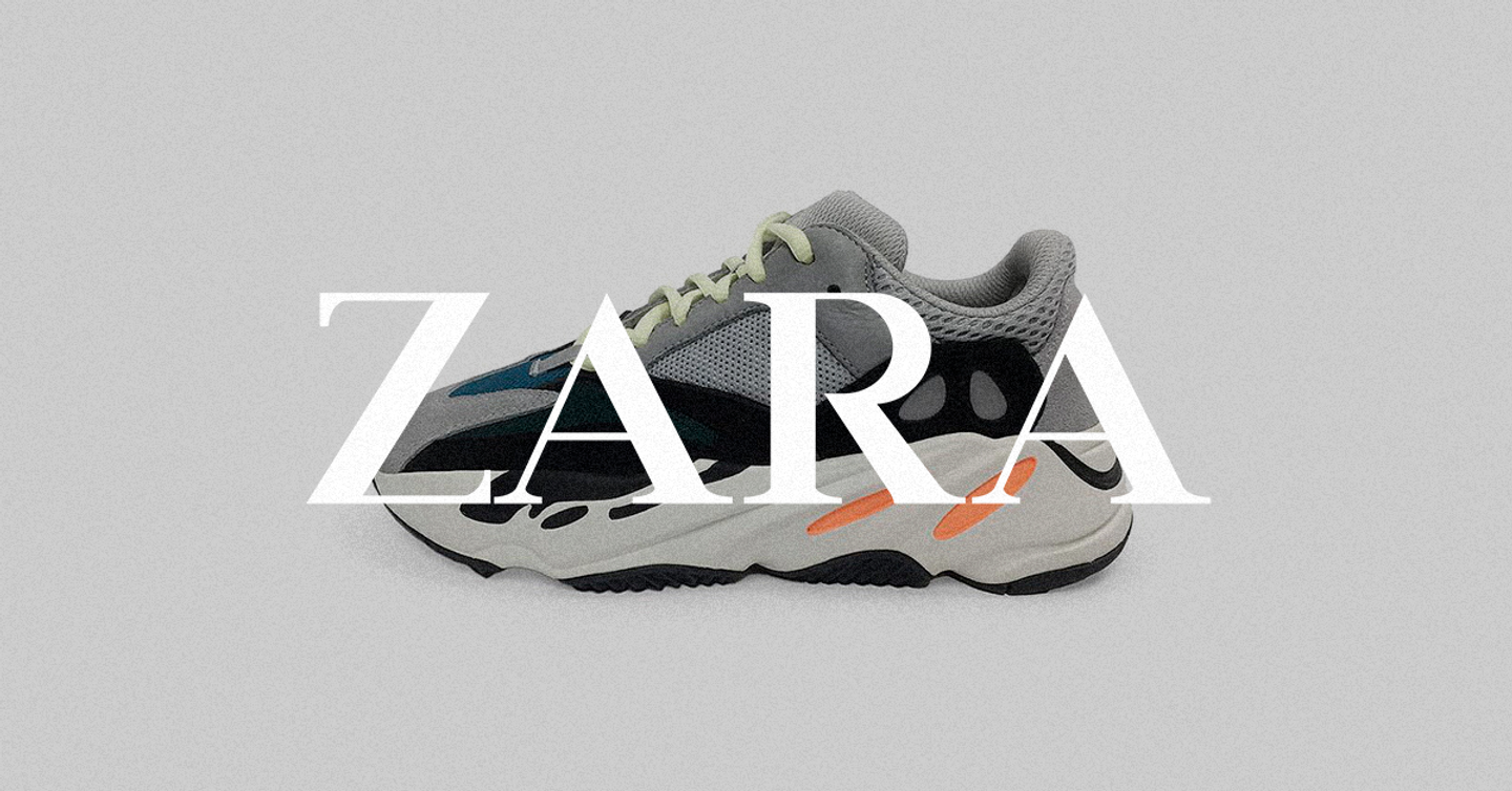 Zara выпустила кроссовки, похожие YEEZY Wave Runner 700
