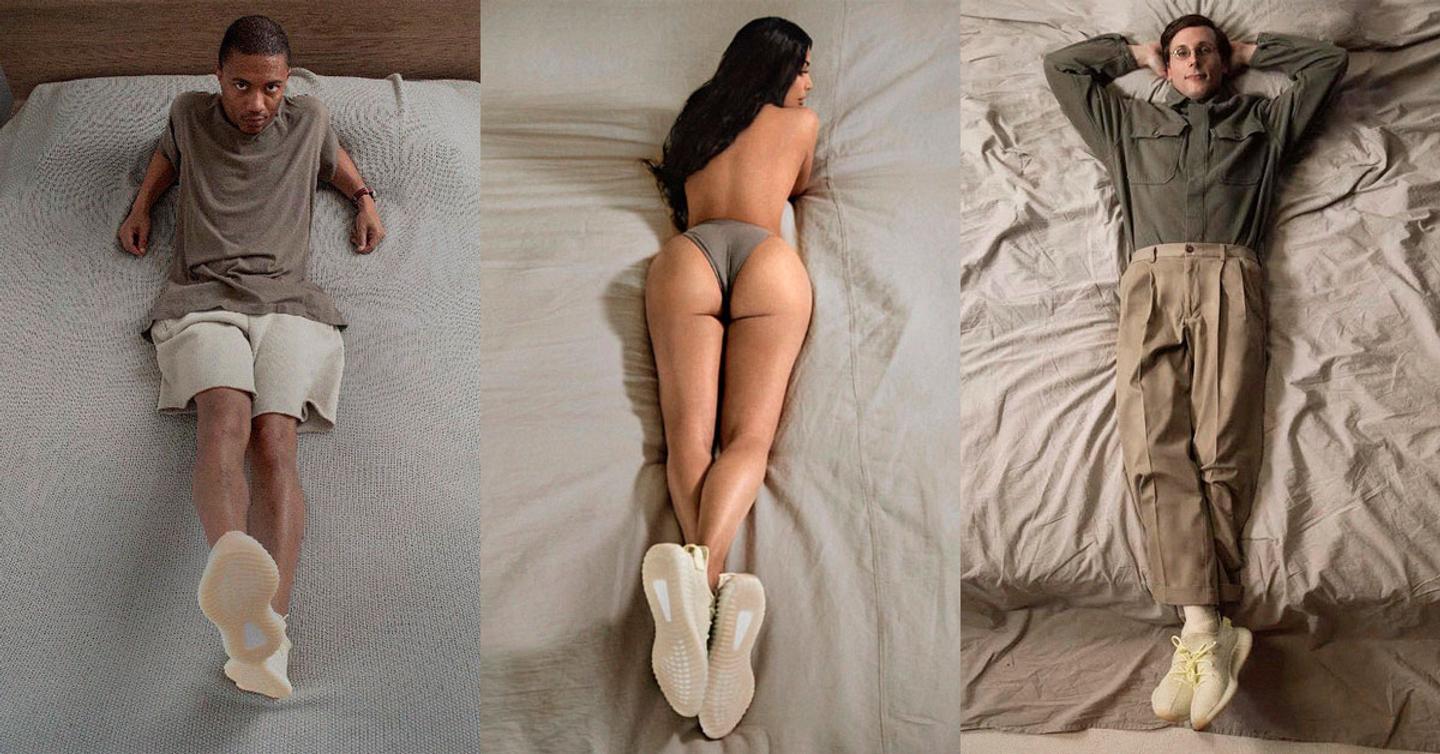 yeezy_lookbook_butter_kanye_dtf_header Ким, сникер-гик и парикмахер Канье Уэста в кровати в новом лукбуке YEEZY
