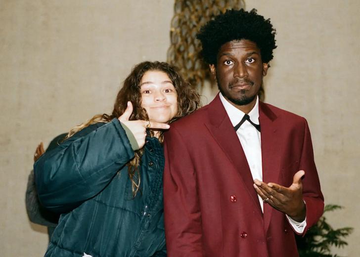 Співак Labrinth та Зендея на зйомках «Ейфорії»