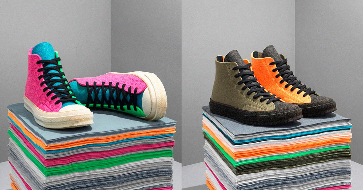 Converse и JW Anderson выпустили фетровую коллаборацию