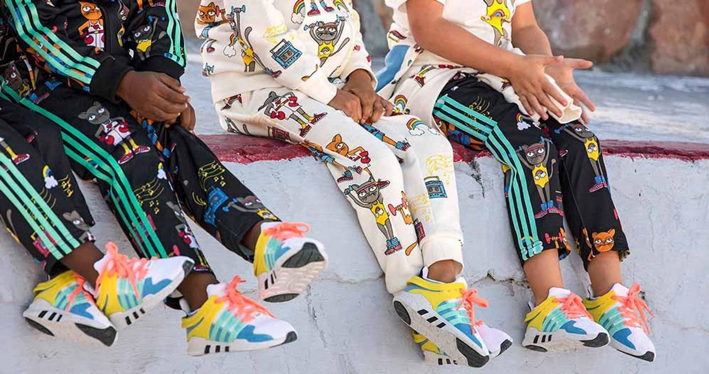 adidas Originals и Mini Rodini выпустили лукбук детской коллекции