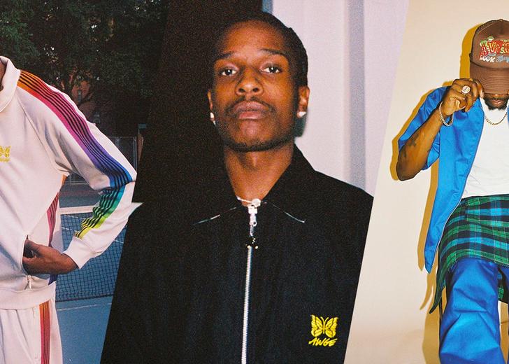 A$AP Rocky и Nast в лукбуке новой коллаборации AWGE и NEEDLES